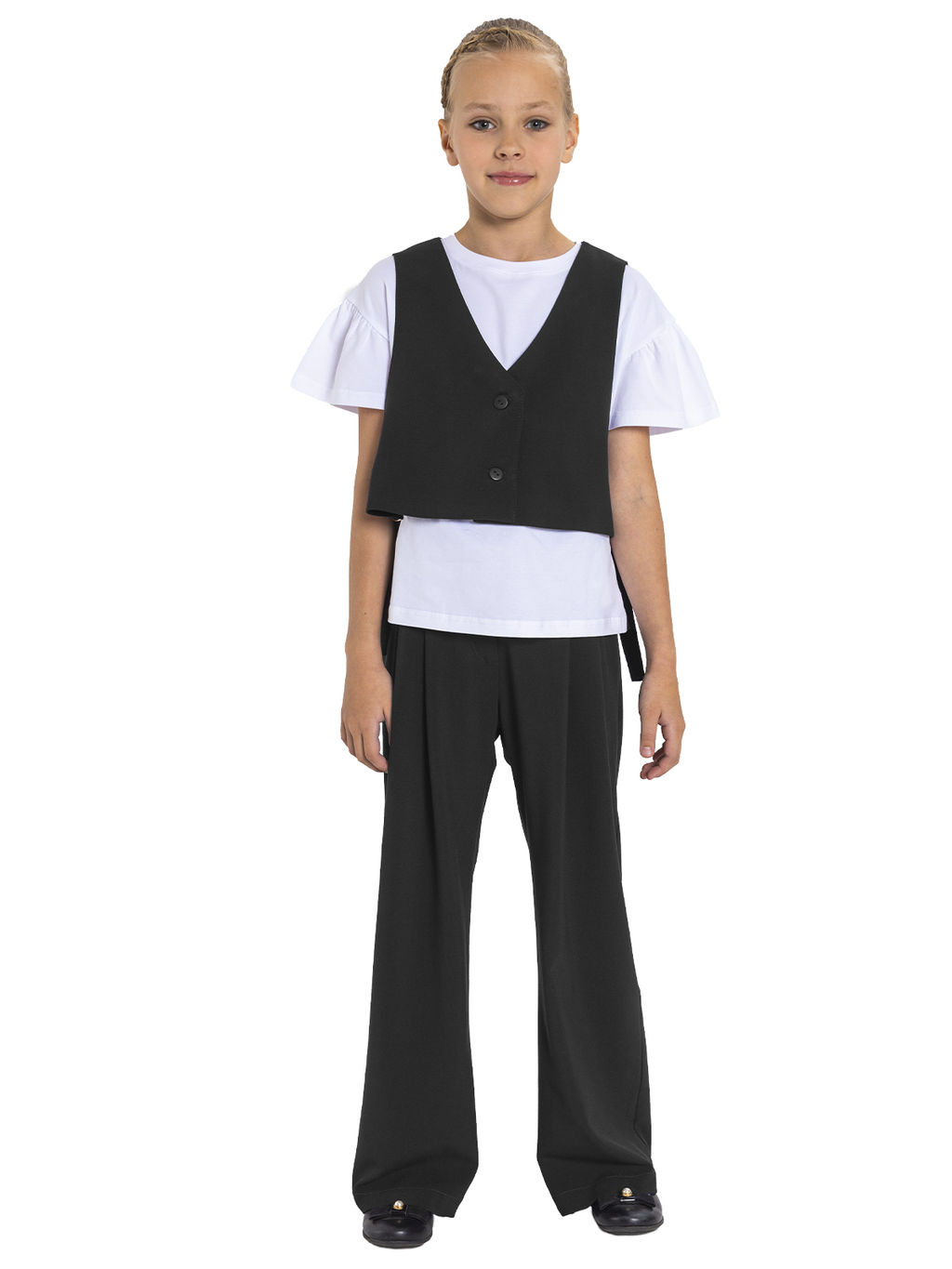 Жилет дев. О77061 - Карамелли фото 6