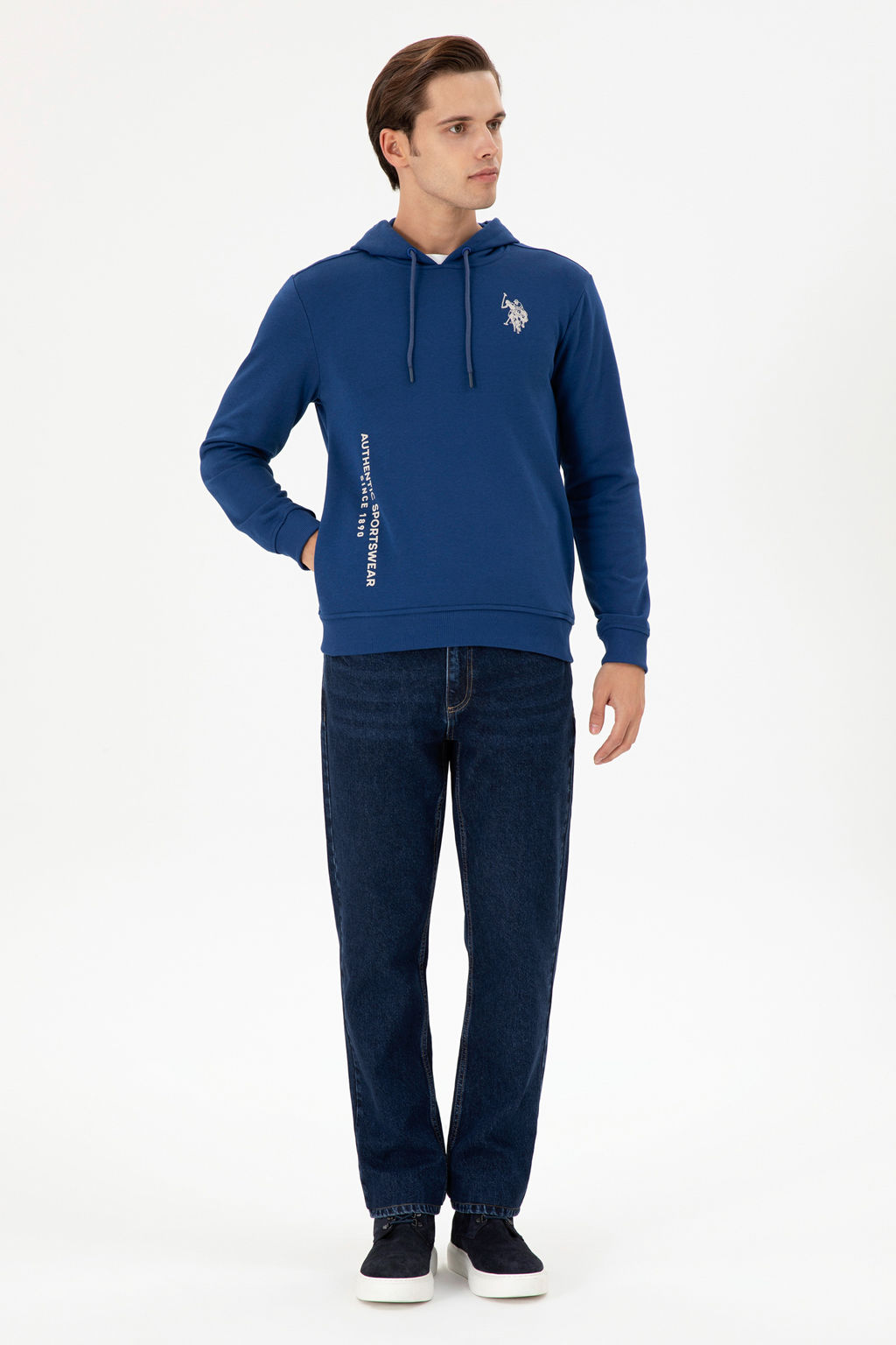 Мужские синие джинсовые брюки - U.s. polo assn фото 9