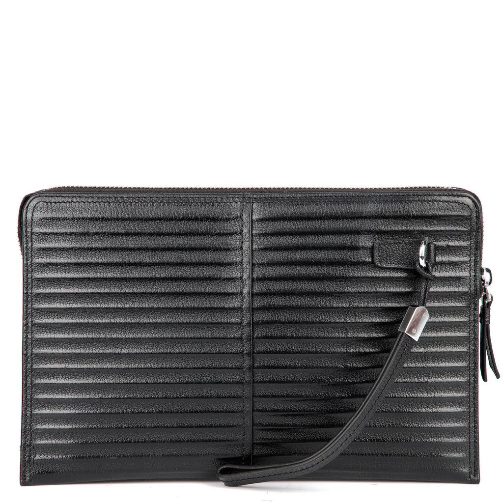 88655 black, мужской кожаный клатч Barcelo Biagi