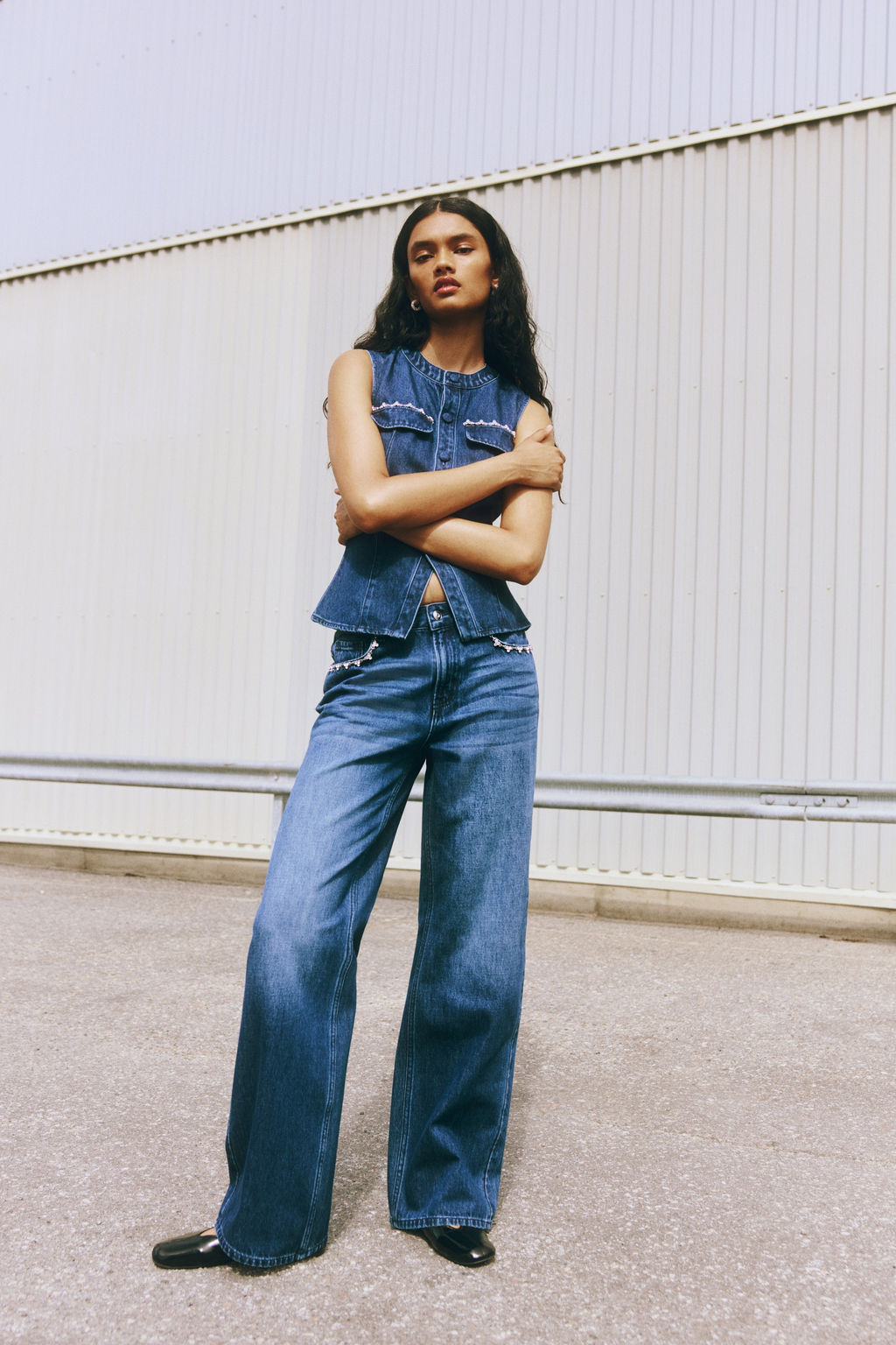 Wide High Jeans - H&m фото 2