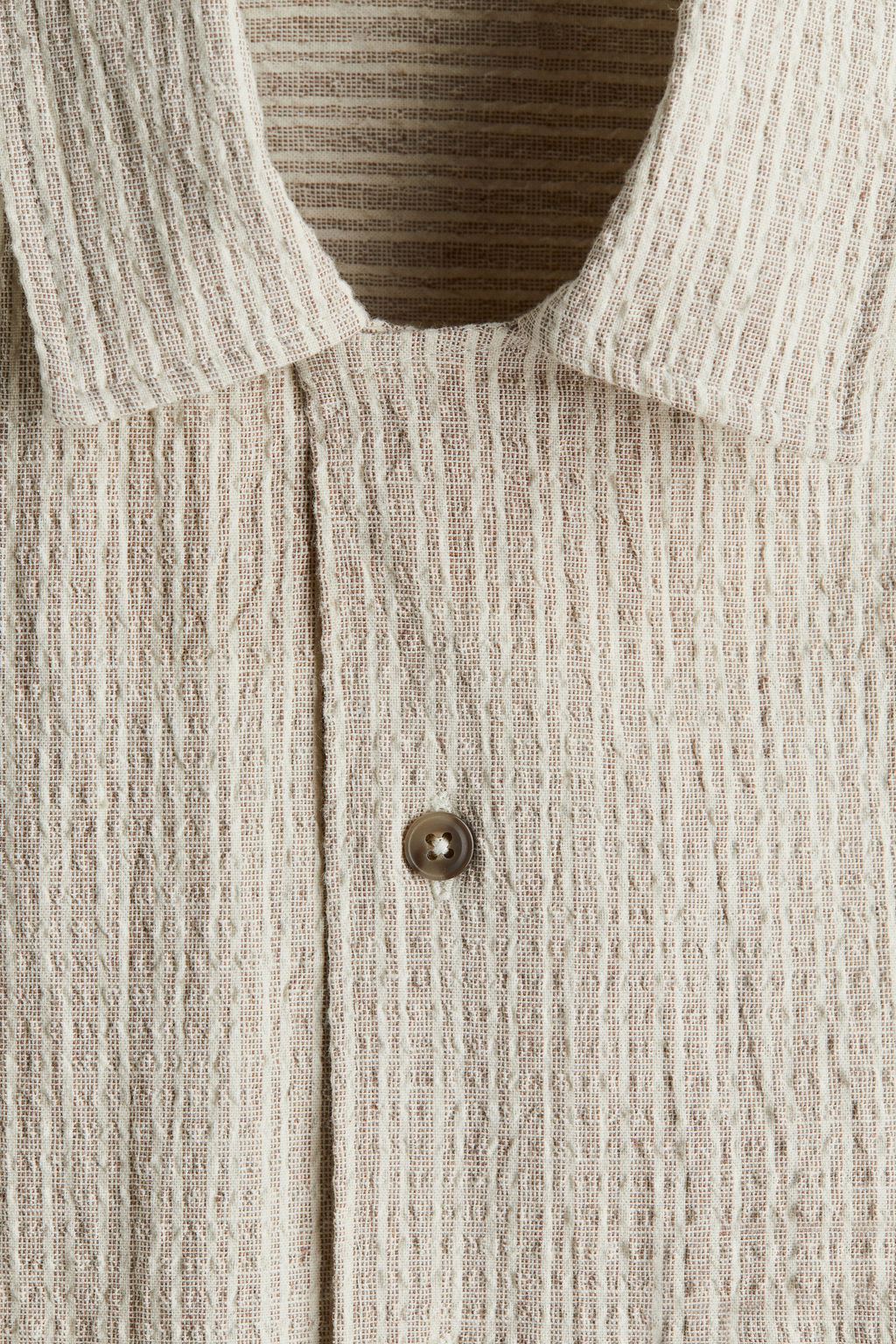 Camisa resort en mezcla de lino Regular Fit - H&m фото 3