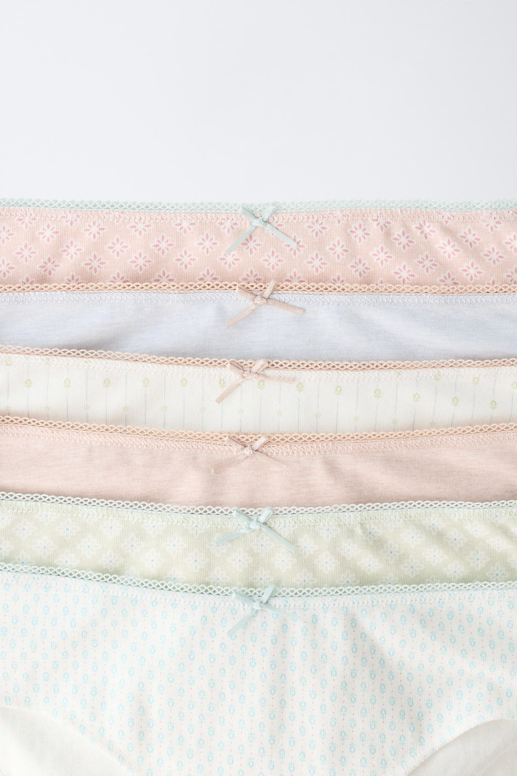 6-14 A?OS/ PACK SEIS BRAGUITAS ESTAMPADOS GEOM?TRICOS / Multicolor - Zara фото 3