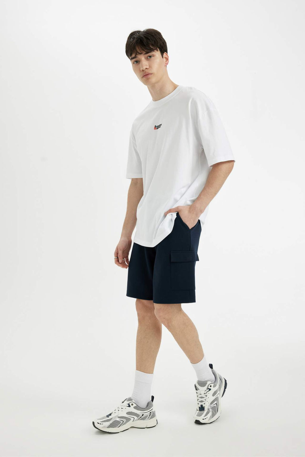 Regular Fit Duz Paca Sort - Defacto фото 2