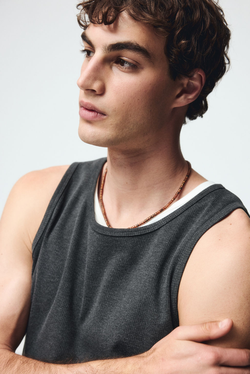 Camiseta sin mangas en canal? Slim Fit - H&m фото 4