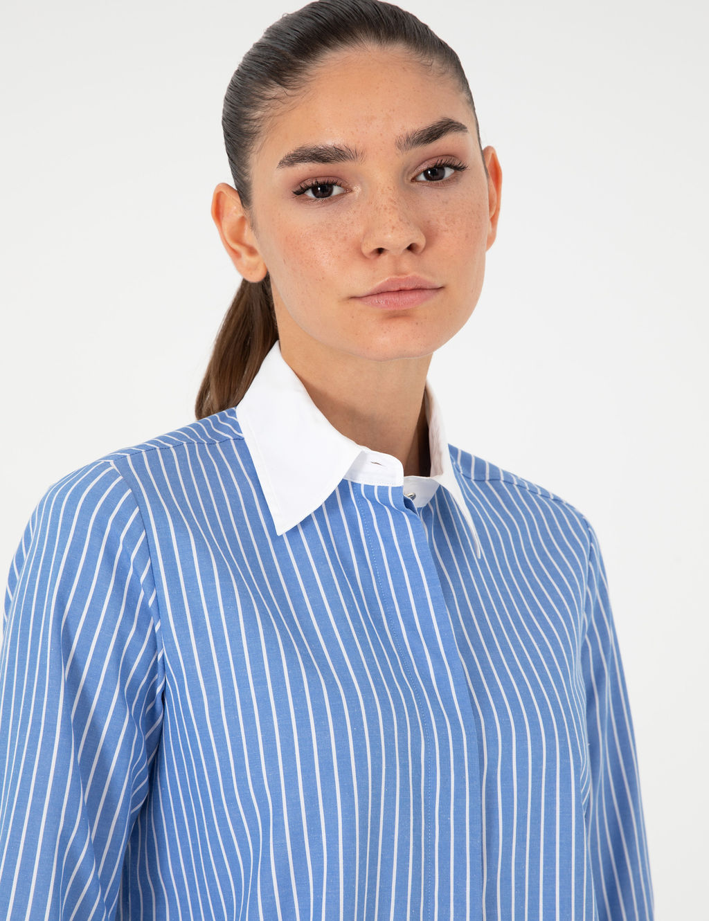 Mavi Comfort Fit Uzun Kollu G_mlek