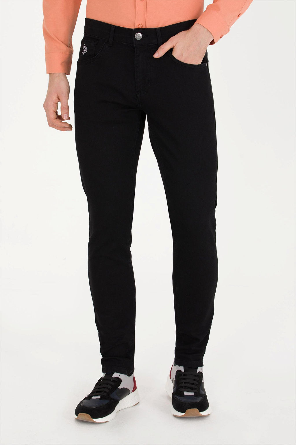 U. S. Polo Assn / Мужские черные джинсовые брюки - U.s. polo assn фото 9