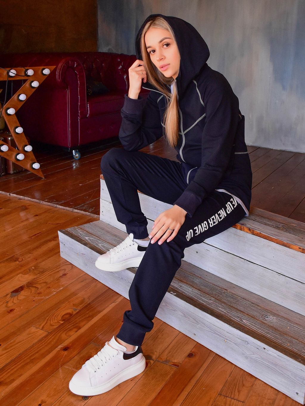 Женский Спортивный костюм Полли, темно-синий от Спортсоло