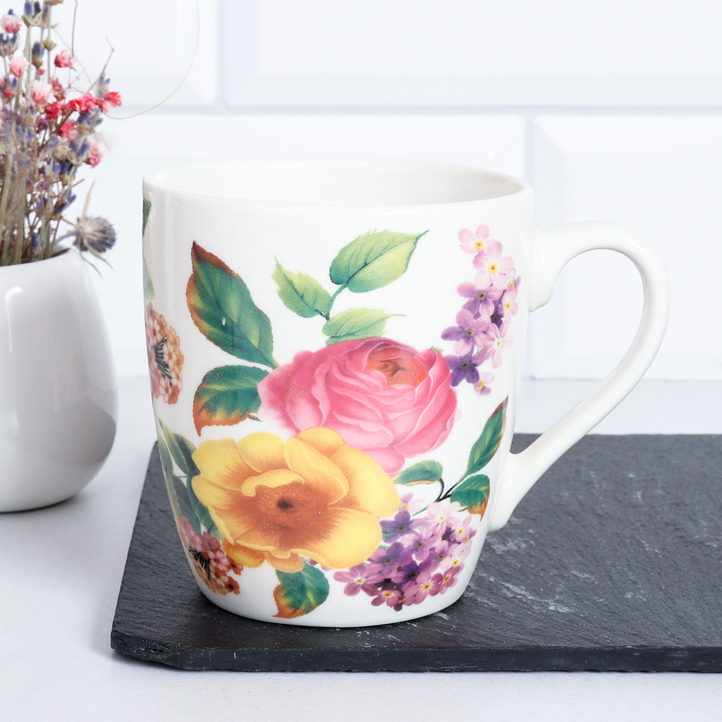 Кружка 250 мл Цветы / S749 /уп 96/ - Галеонтрейд фото 11