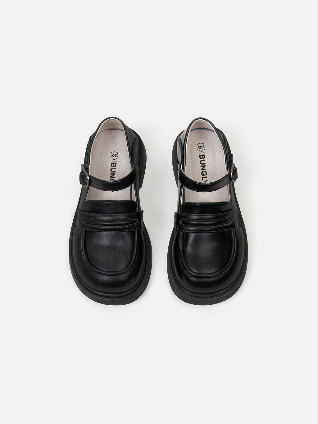 Туфли школьные для девочки Черные 7+ - Bungly фото 7