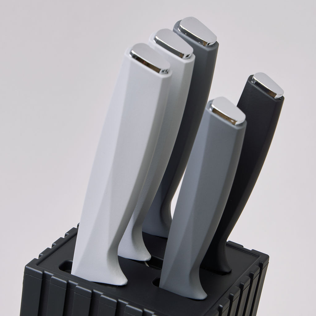 НАБОР НОЖЕЙ AGNESS НА ПЛАСТИКОВОЙ ПОДСТАВКЕ, 6 ПРЕДМЕТОВ  фото 7