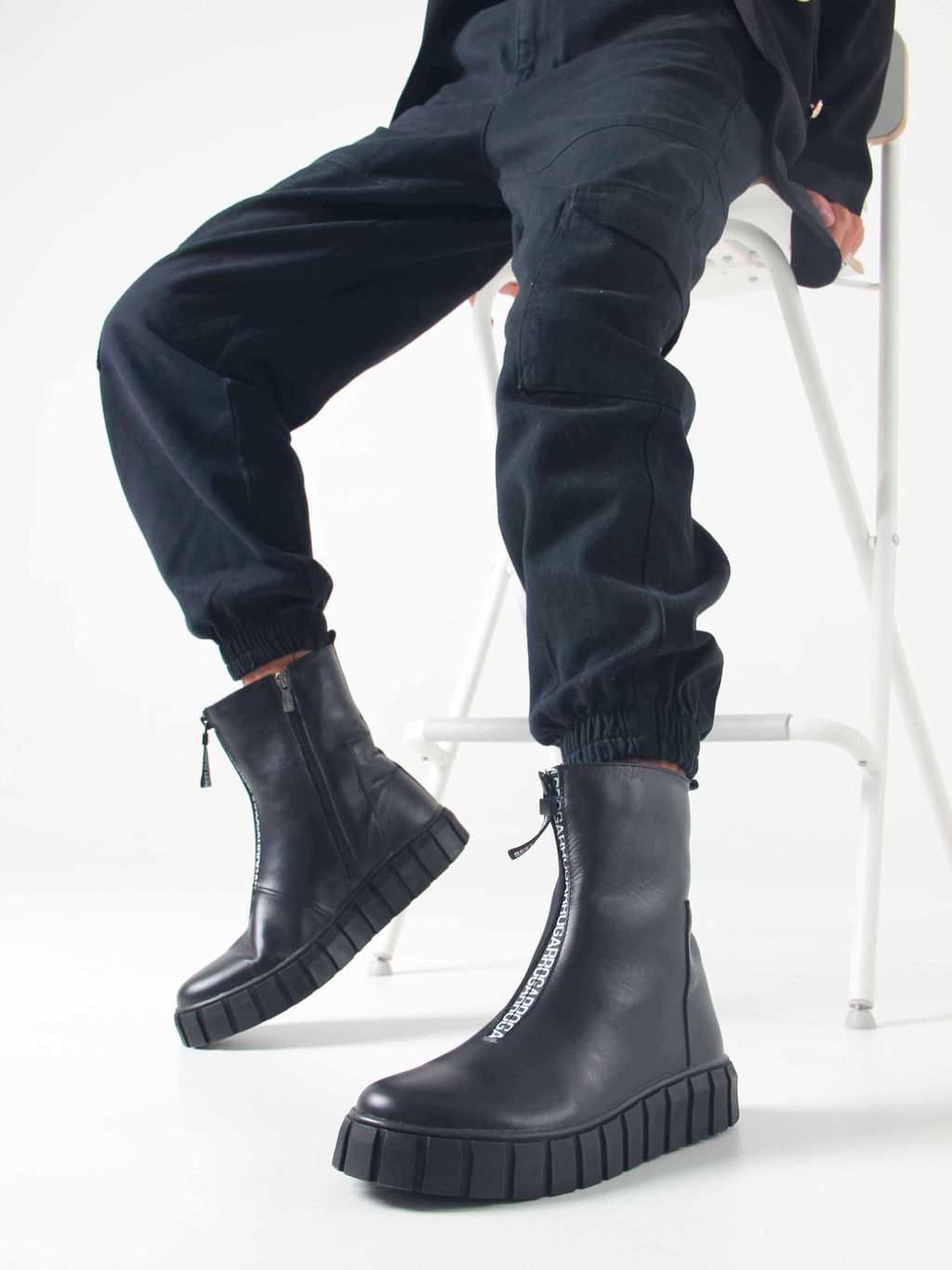 Ботинки 365.L.1918bl.Black/Шерсть