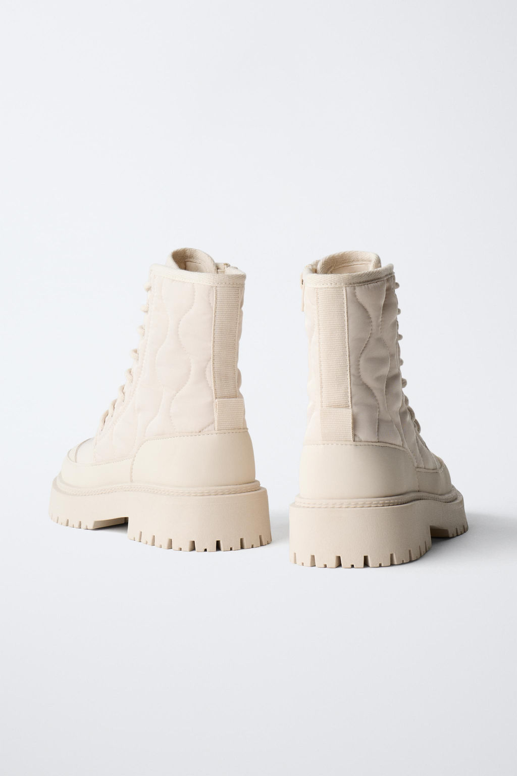QUILTED ANKLE BOOTS - Zara фото 5