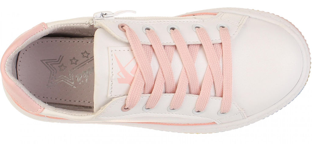 Дерби Kenka LSL_22-12_white-pink  фото 3