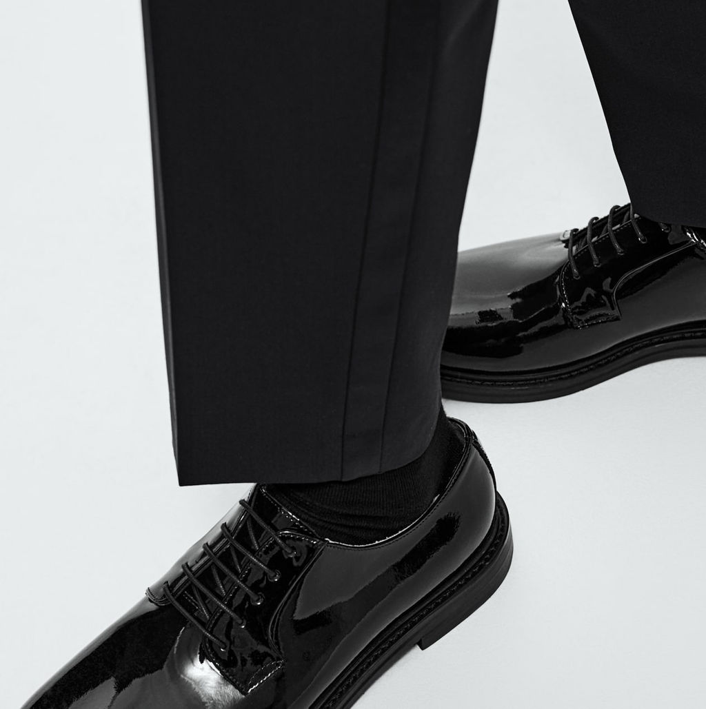 Pantalon de esmoquin en mezcla de lana Slim Fit - H&m фото 3