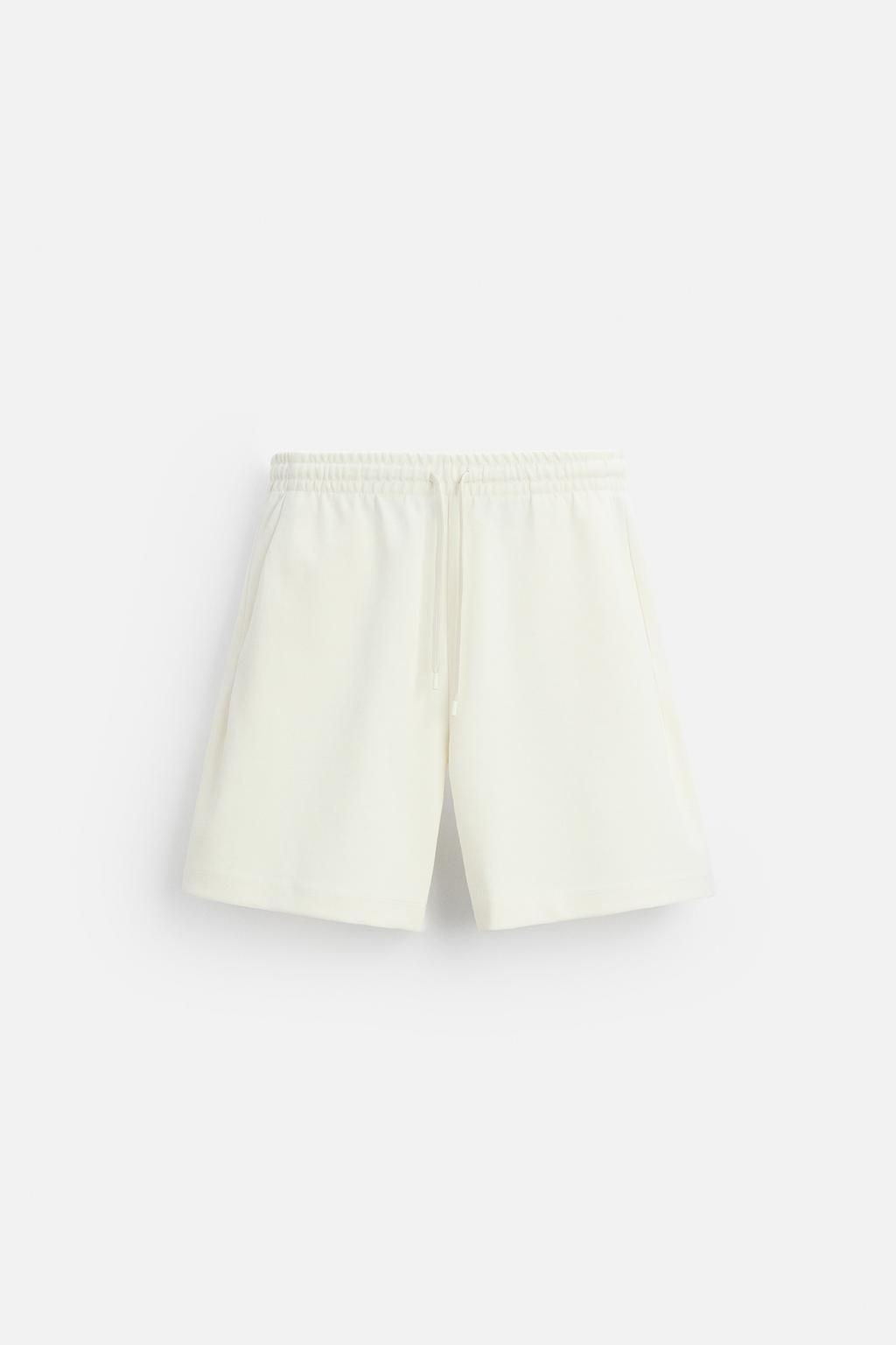 INTERLOCK TEXTURED BERMUDA SHORTS - Zara фото 24
