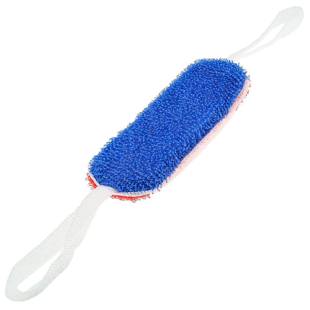 Мочалка банная Овал 35х13см, полипропилен, мелкий ворс, с поролоном, двухцветная, каждая сторона разного цвета, цвета микс,Eco-Price (Россия) - Домашняя мода фото 7