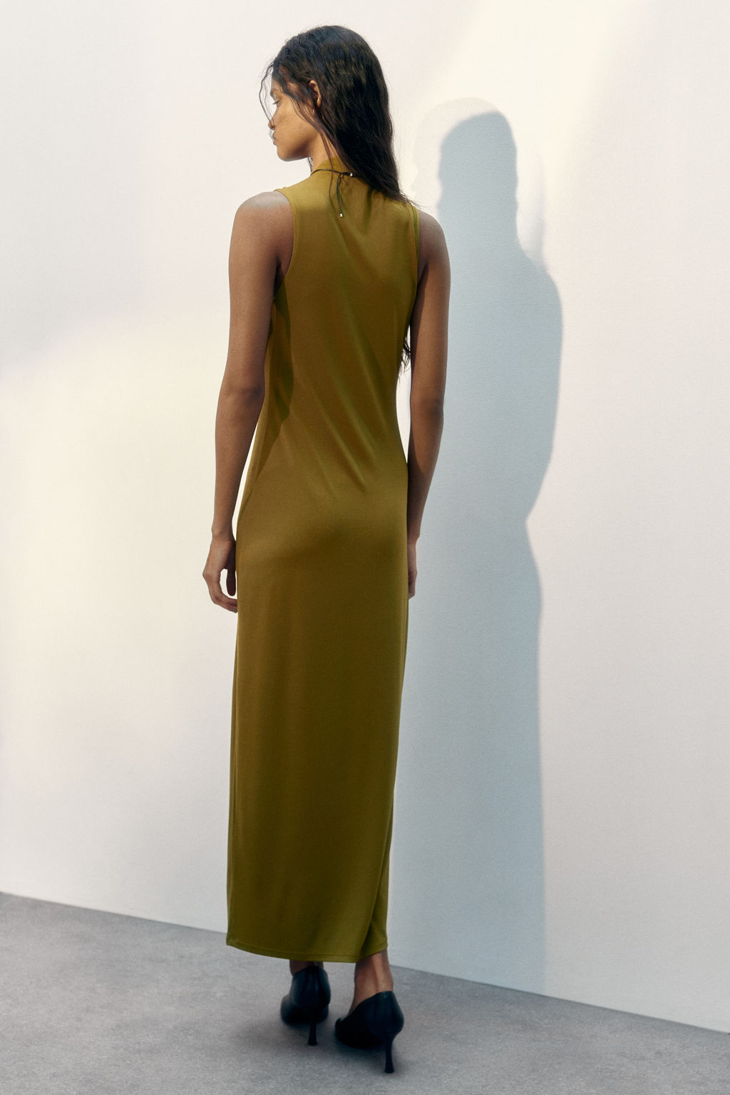 Maxivestido drapeado - H&m фото 5