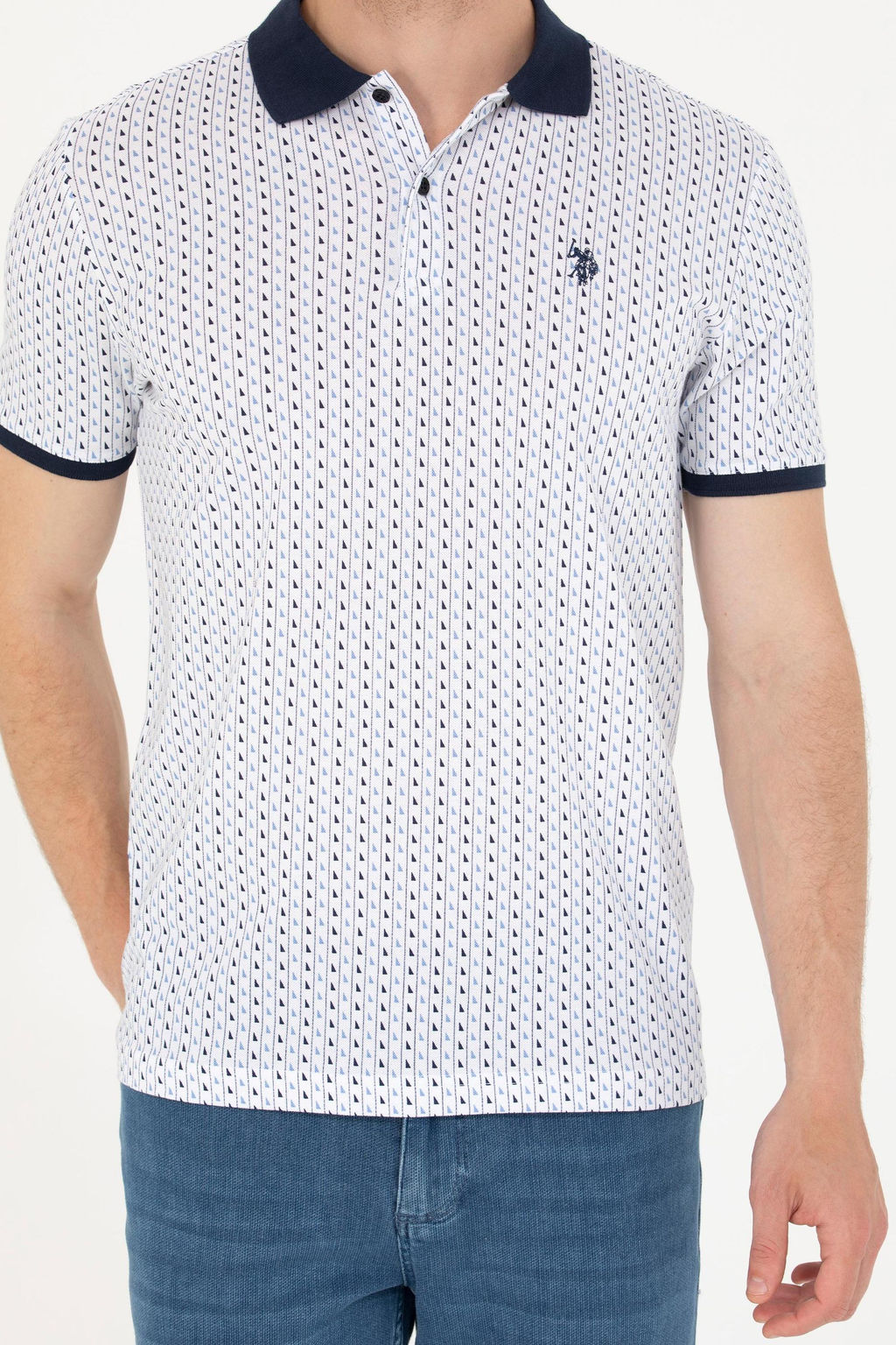 Erkek Lacivert Polo Yaka Ti__rt