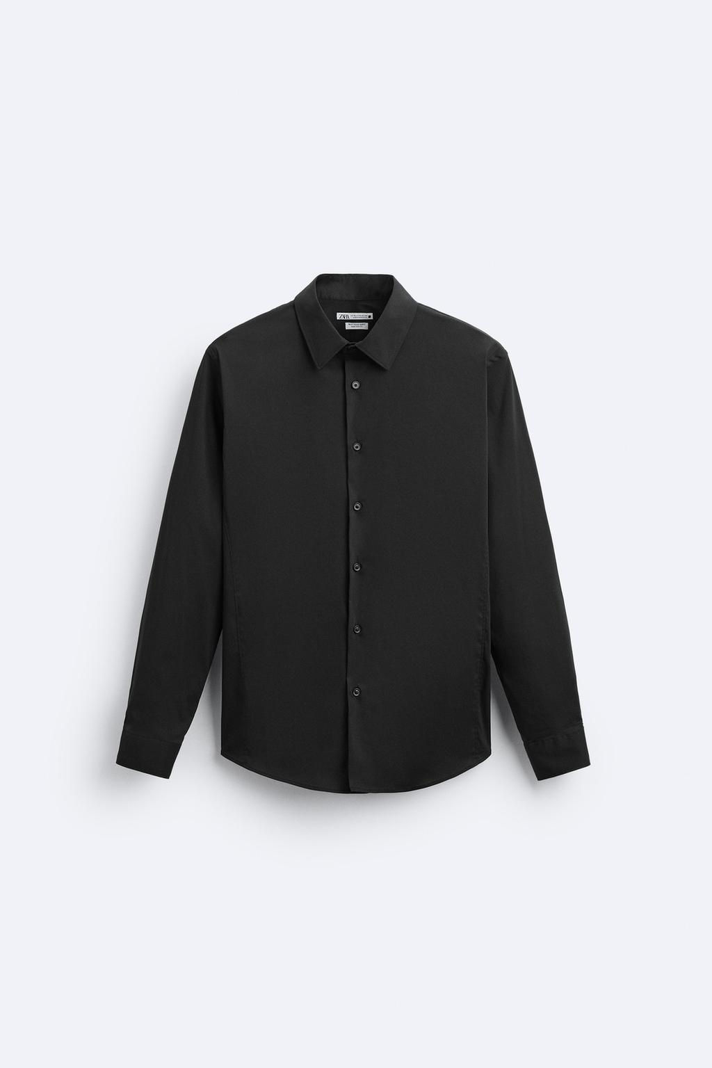STRETCHY POPLIN SHIRT - Zara фото 6