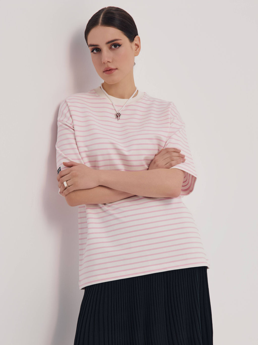 ESLI Джемпер CTW3180030 (MM) white-pink