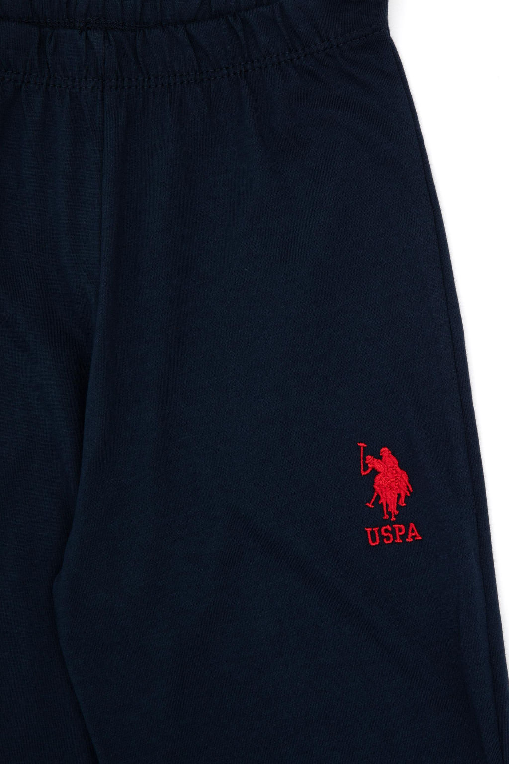 Пижама U.S. Polo Assn детская темно‑синяя из хлопка