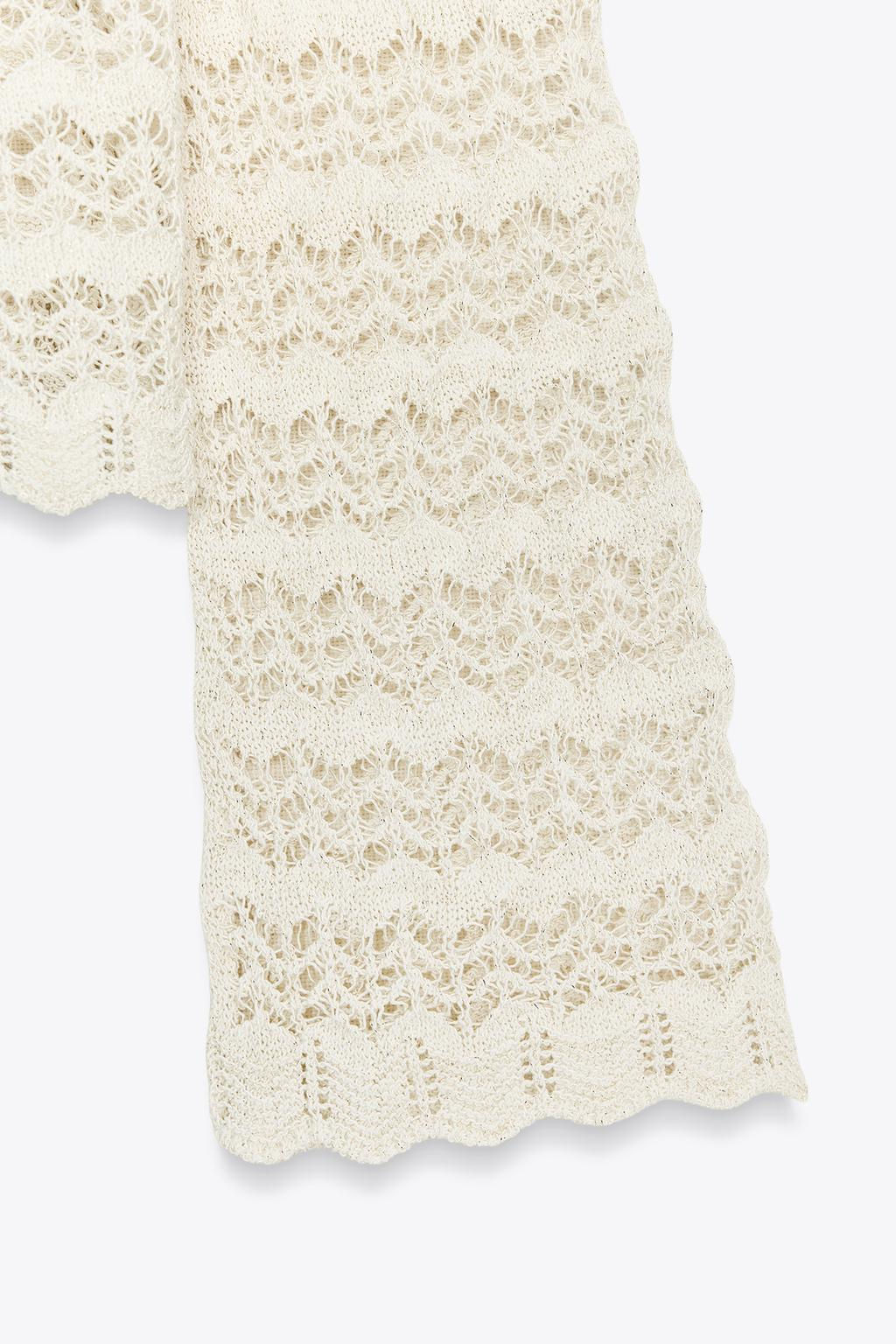 POINTELLE KNIT JUMPER - Zara фото 6