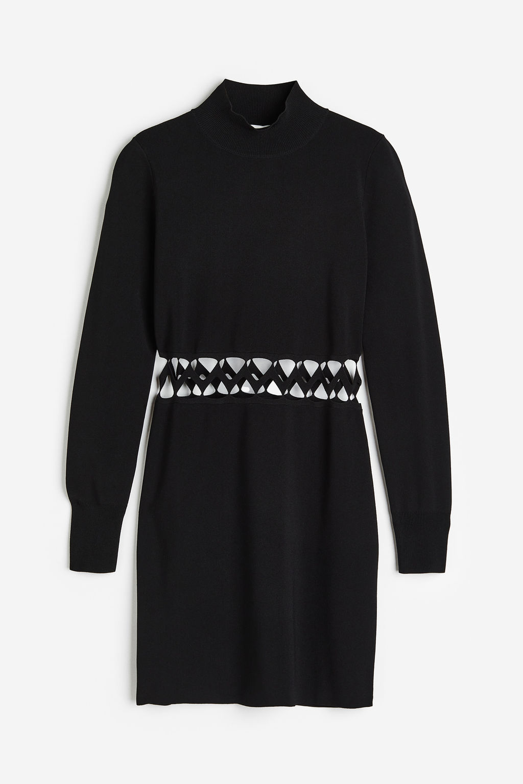 Vestido cut-out con cuello perkins - H&m фото 3