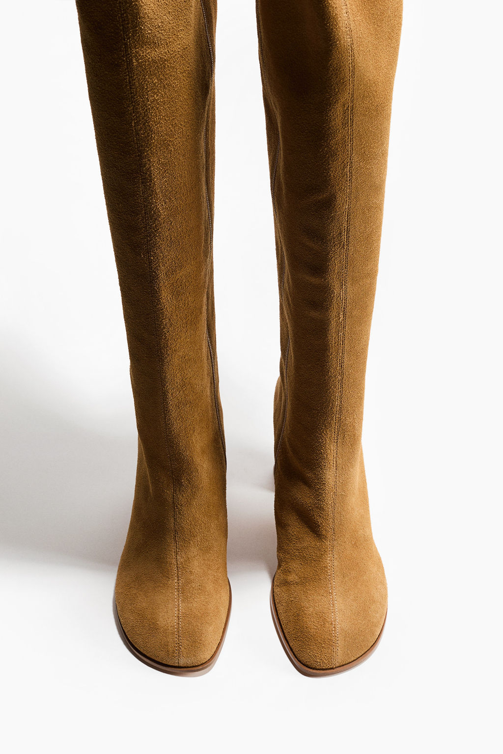 Botas calcet?n over-the-knee en serraje afelpado - H&m фото 5