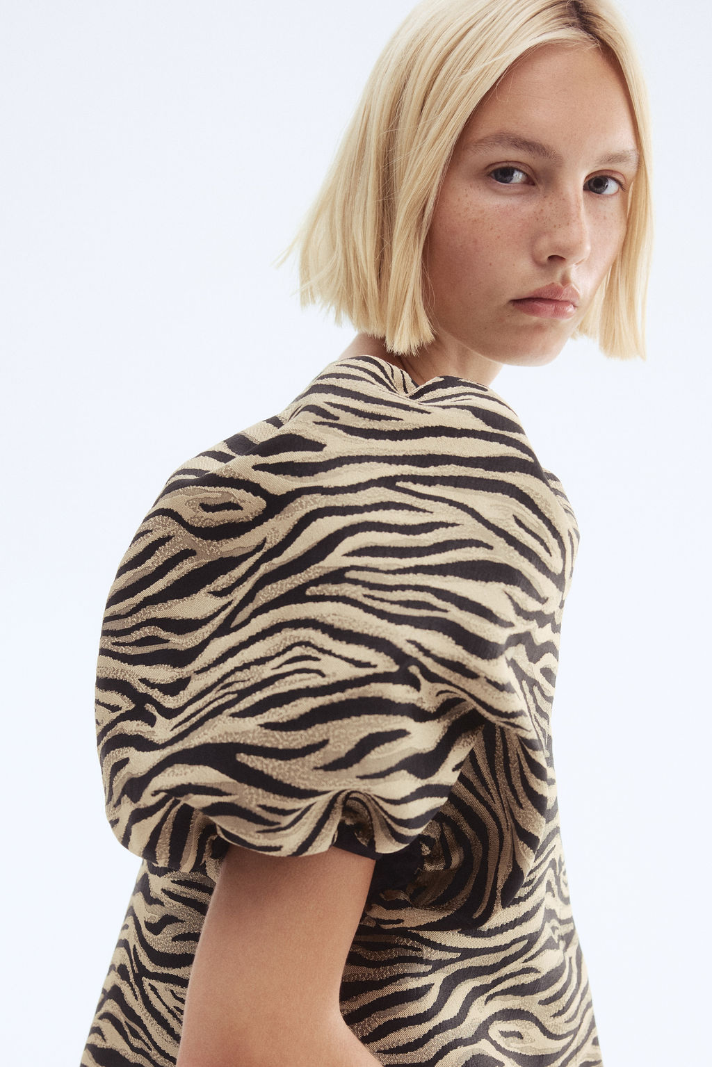 Blusa con mangas globo - H&m фото 5