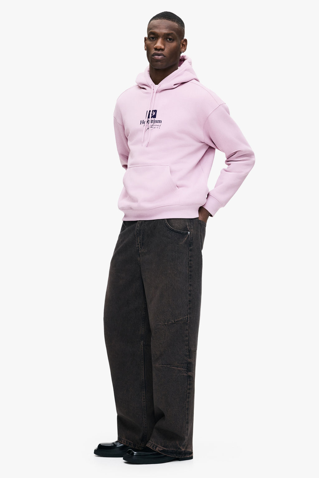 Sudadera con capucha y estampado Loose Fit - H&m фото 8