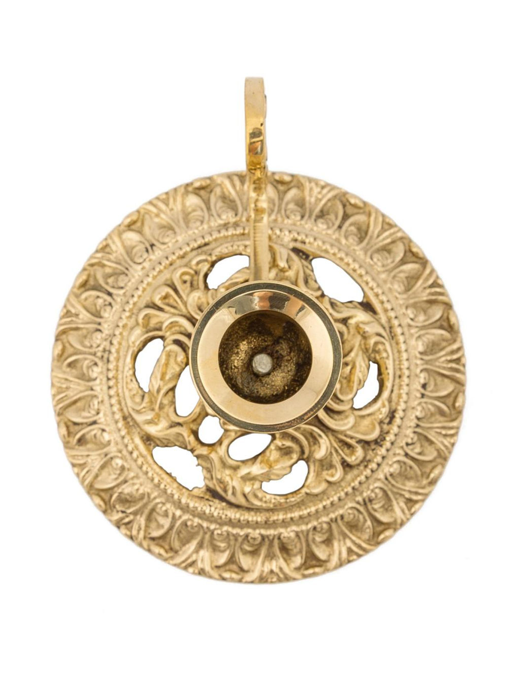 Подсвечник на одну свечу с ручкой(полиш) №П3842/1 - Ганг фото 5