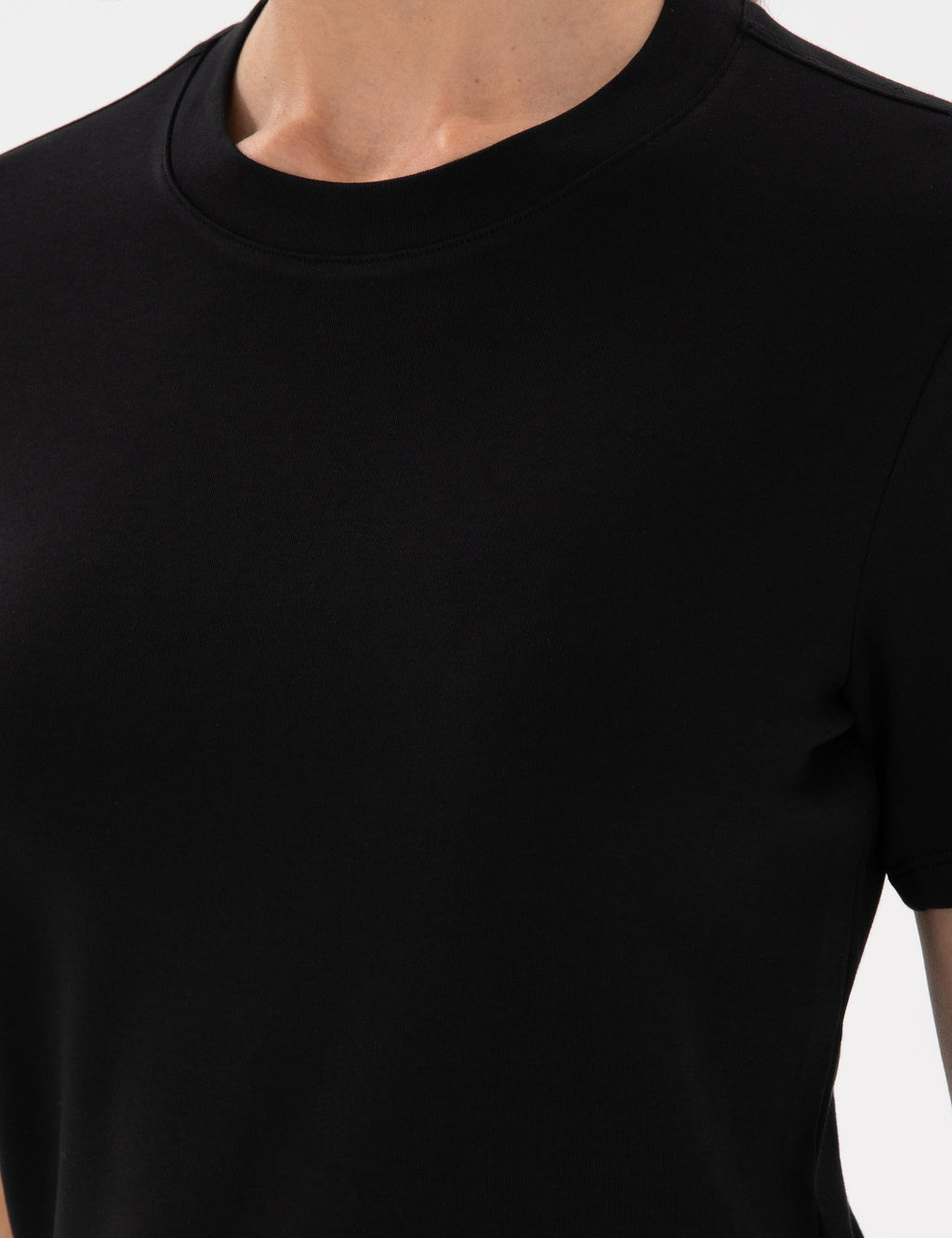 Siyah Bisiklet Yaka Basic Ti__rt - Pierre cardin фото 7