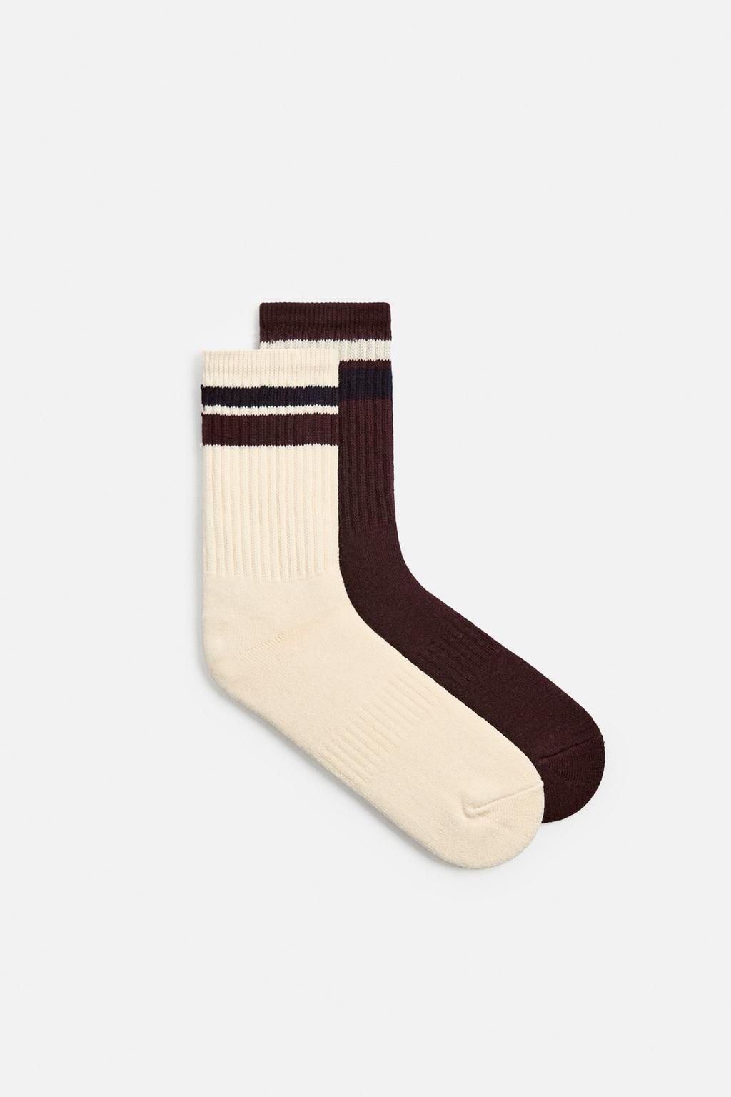 PACK OF 2 STRIPED SOCKS - Zara фото 2