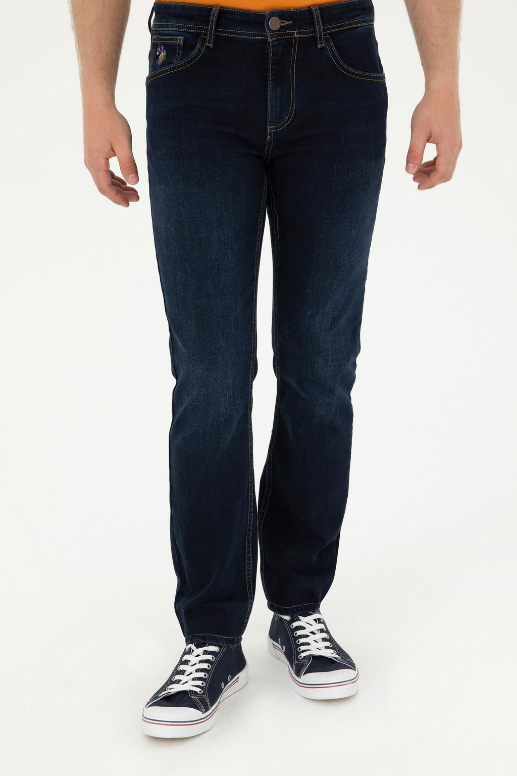 U. S. Polo Assn / Мужские темно-синие джинсовые брюки - U.s. polo assn фото 2