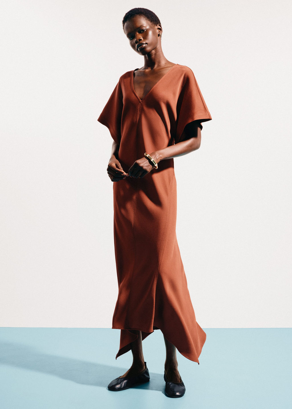 Maxivestido con escote en pico - H&m фото 10