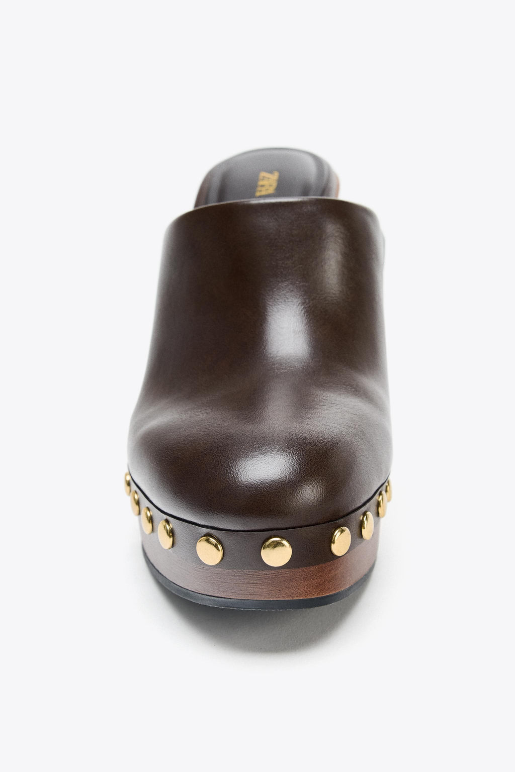 STUDDED HIGH HEEL CLOGS - Zara фото 4