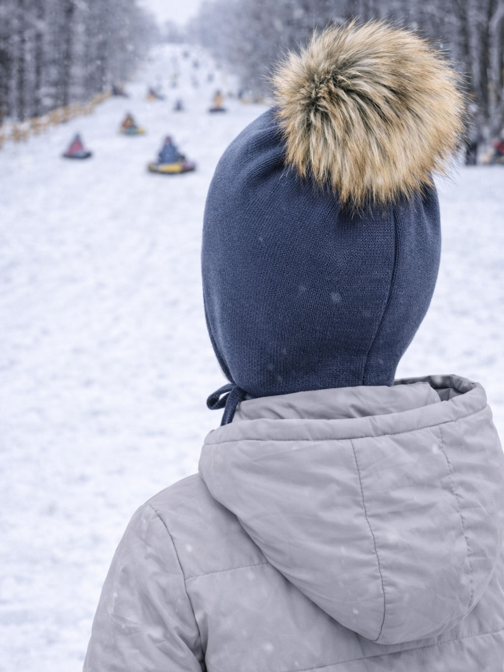Шапка детская джинс