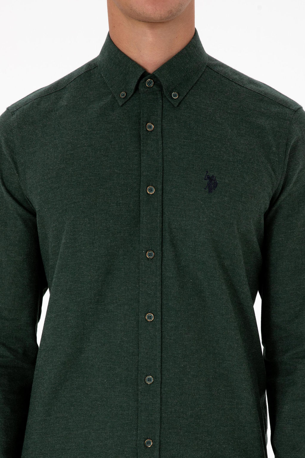 Erkek Koyu Ye_il Uzun Kollu Basic G_mlek Sepette S_rpriz _ndirim - U.s. polo assn фото 6