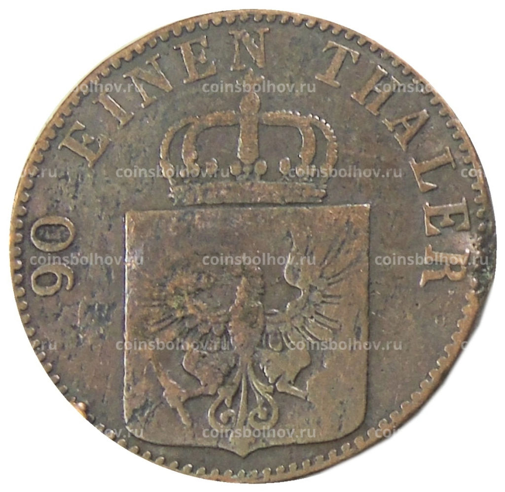 4 пфеннинга 1857 года A Германские государства  Пруссия