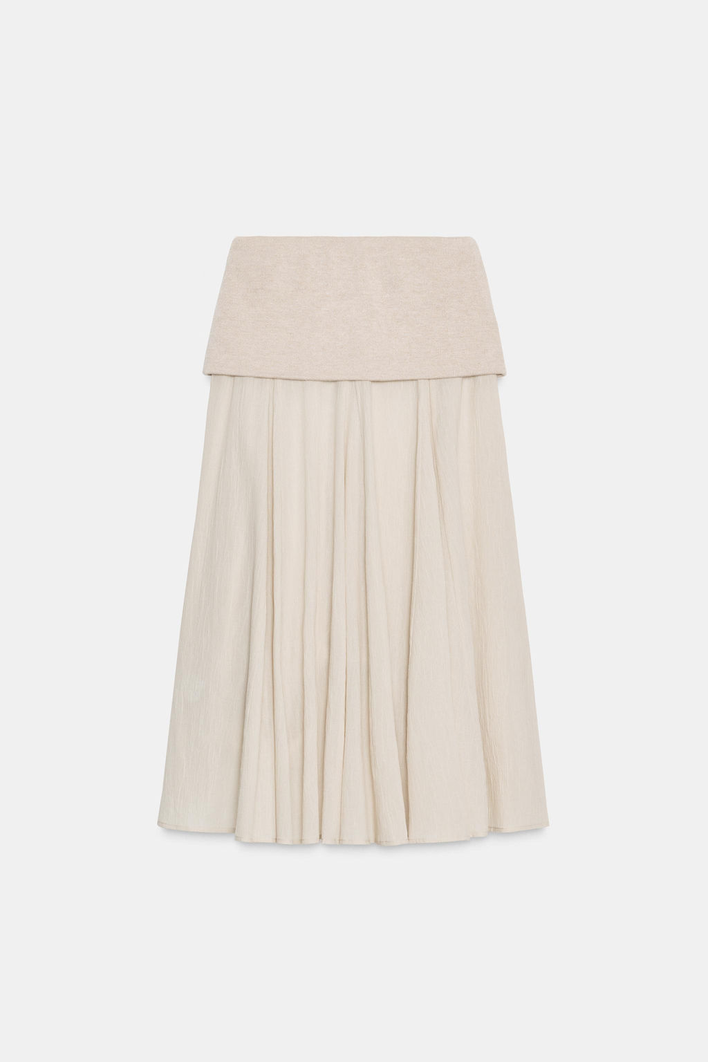 SOFT CONTRAST SKIRT - Zara фото 6