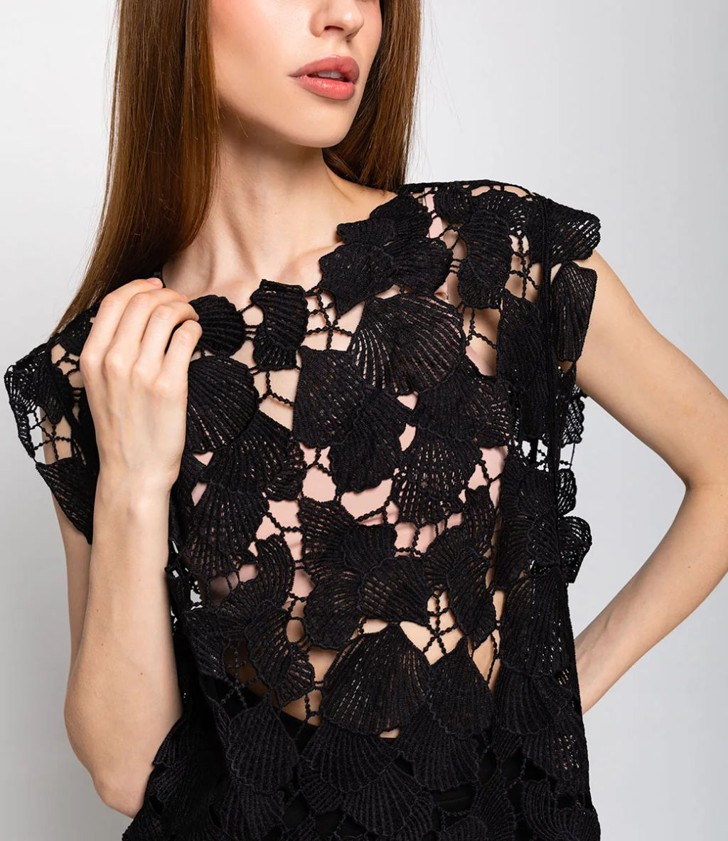 Топ #КТ090 (1), чёрный