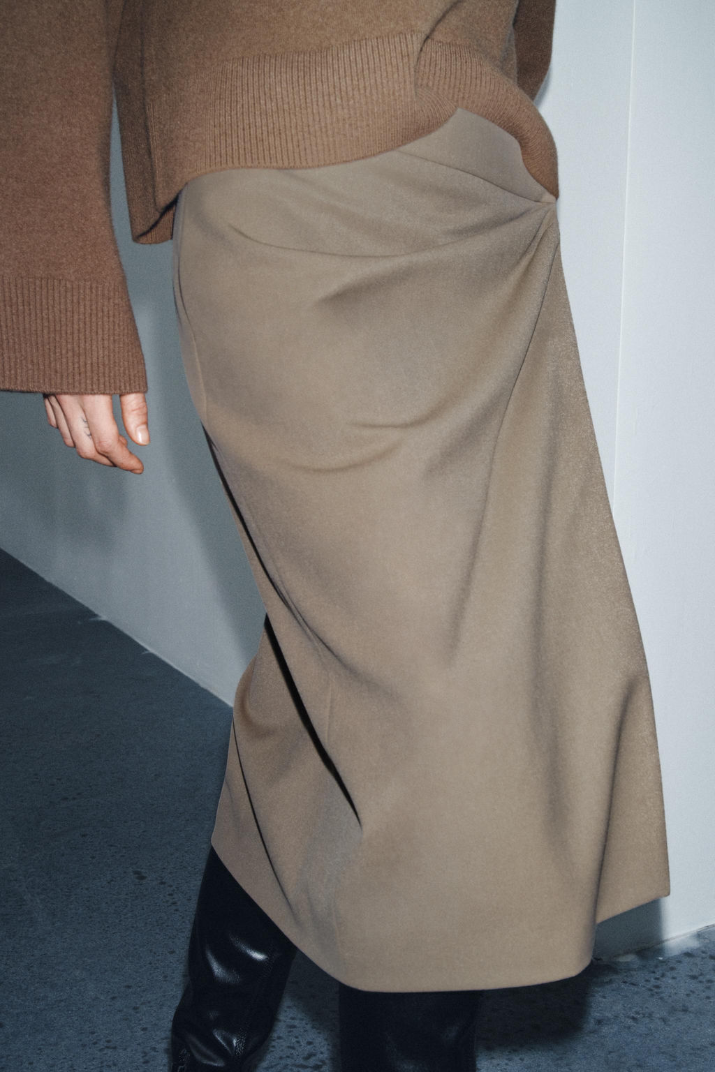 ZW COLLECTION FLOWY SARONG SKIRT - Zara фото 2