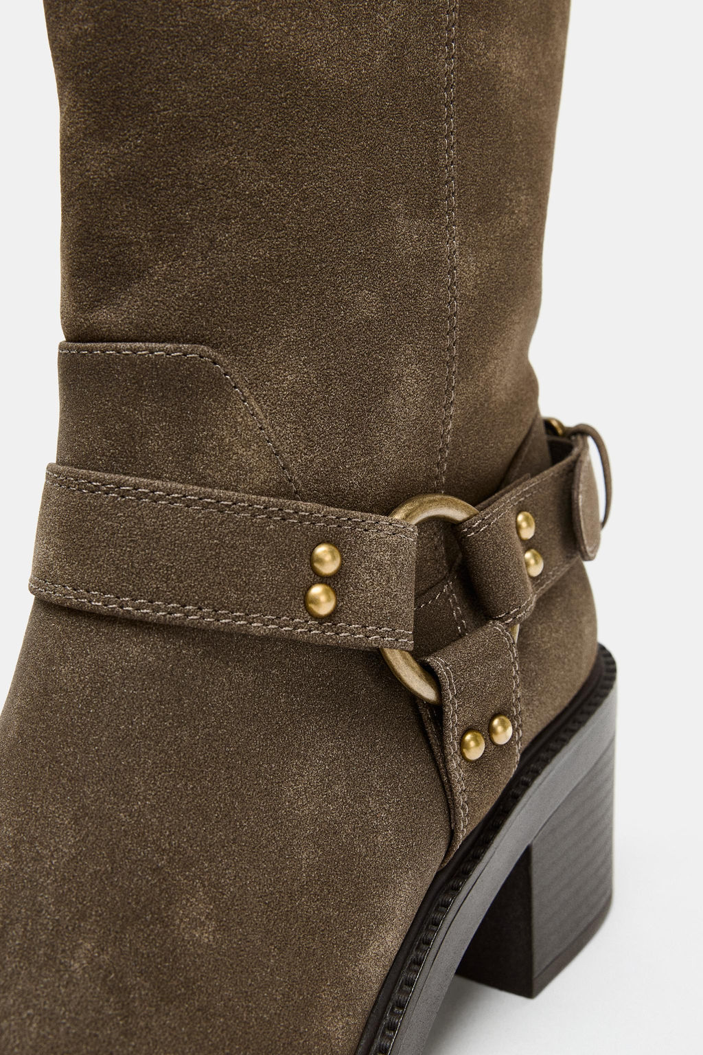 BIKER HEEL ANKLE BOOTS - Zara фото 6