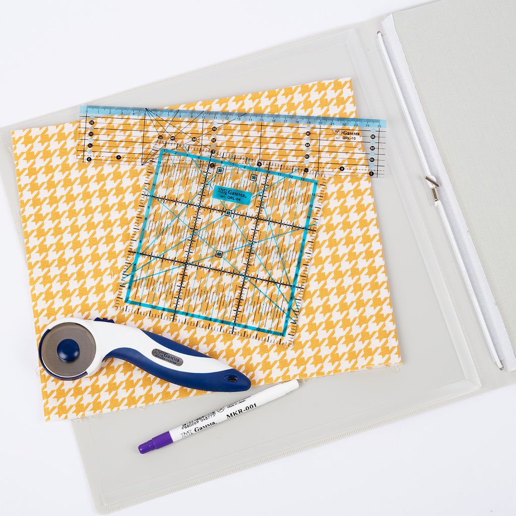 Gamma PIK-01 Набор для пэчворка 3 в 1 34 см х 34 см в пакете