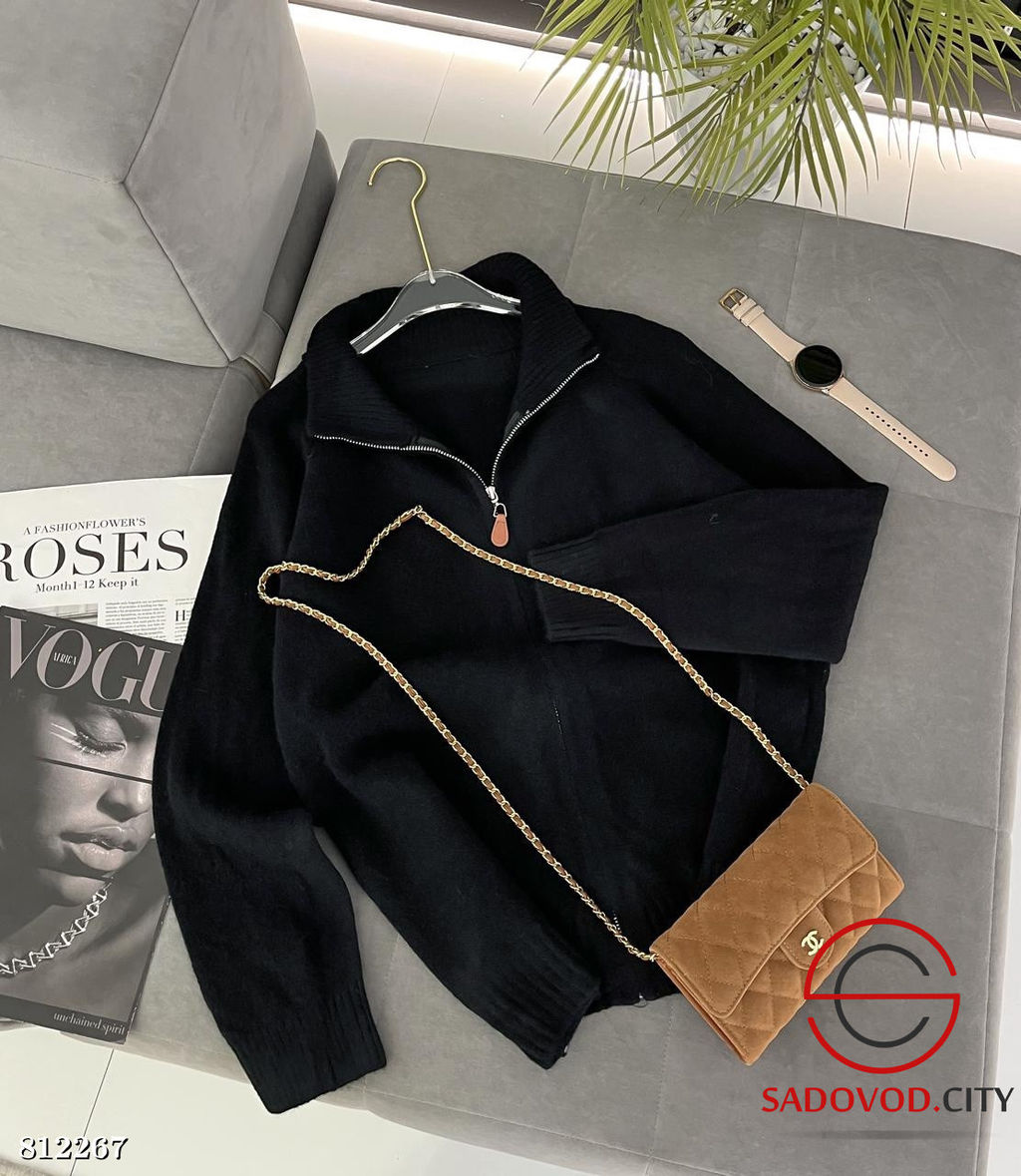 Свитер на замке женский - Bruno фото 4