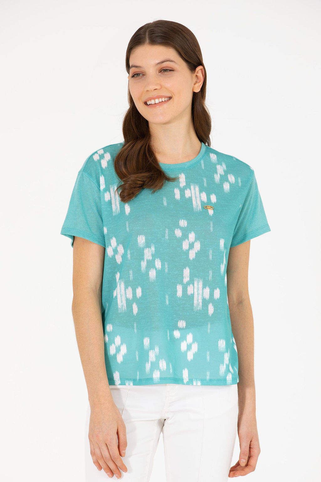 Kad_n Mint Bisiklet Yaka Ti__rt - U.s. polo assn фото 2