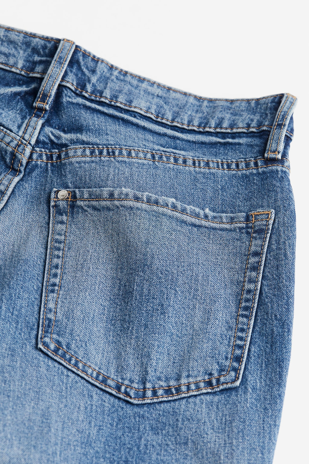 Slim Straight High Jeans - H&m фото 7