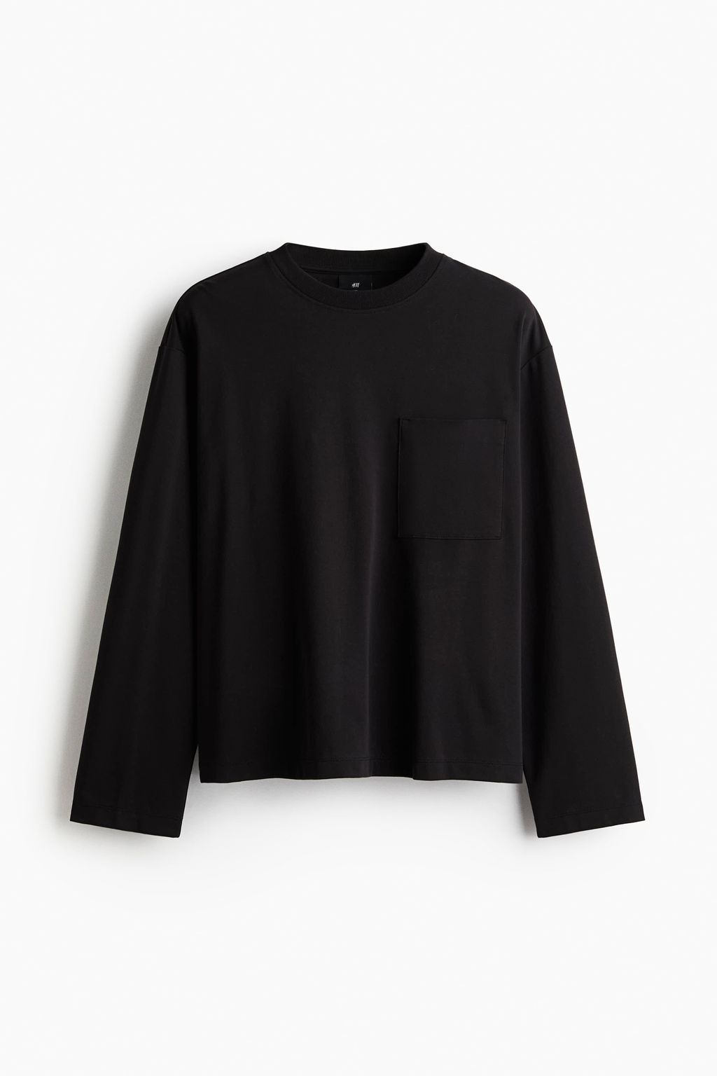 Camiseta de manga larga en punto Loose Fit - H&m фото 3