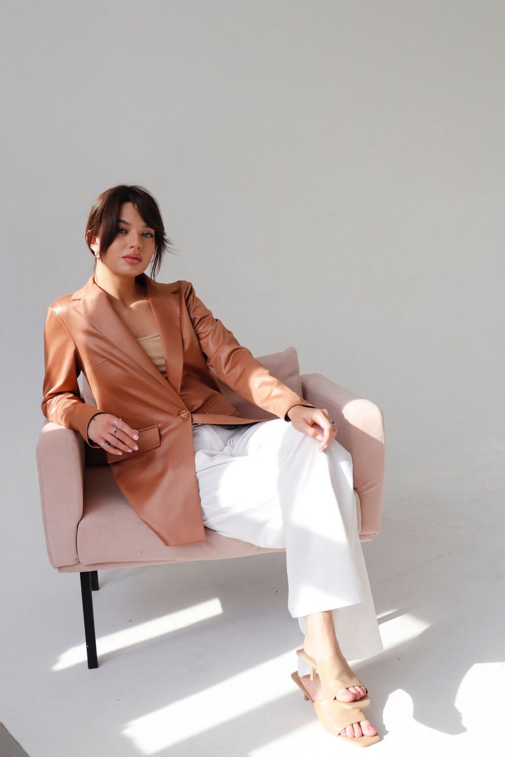 Жакет удлинённый с английским воротником - Martichelli фото 154