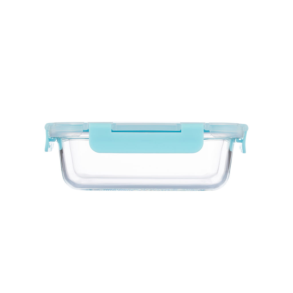 50976 GIPFEL Контейнер стеклянный AVALANCHE 640 мл/ 18х14х6 см с герметичной крышкой. Материал: жаропрочное боросиликатное стекло, пластик, силикон  фото 5